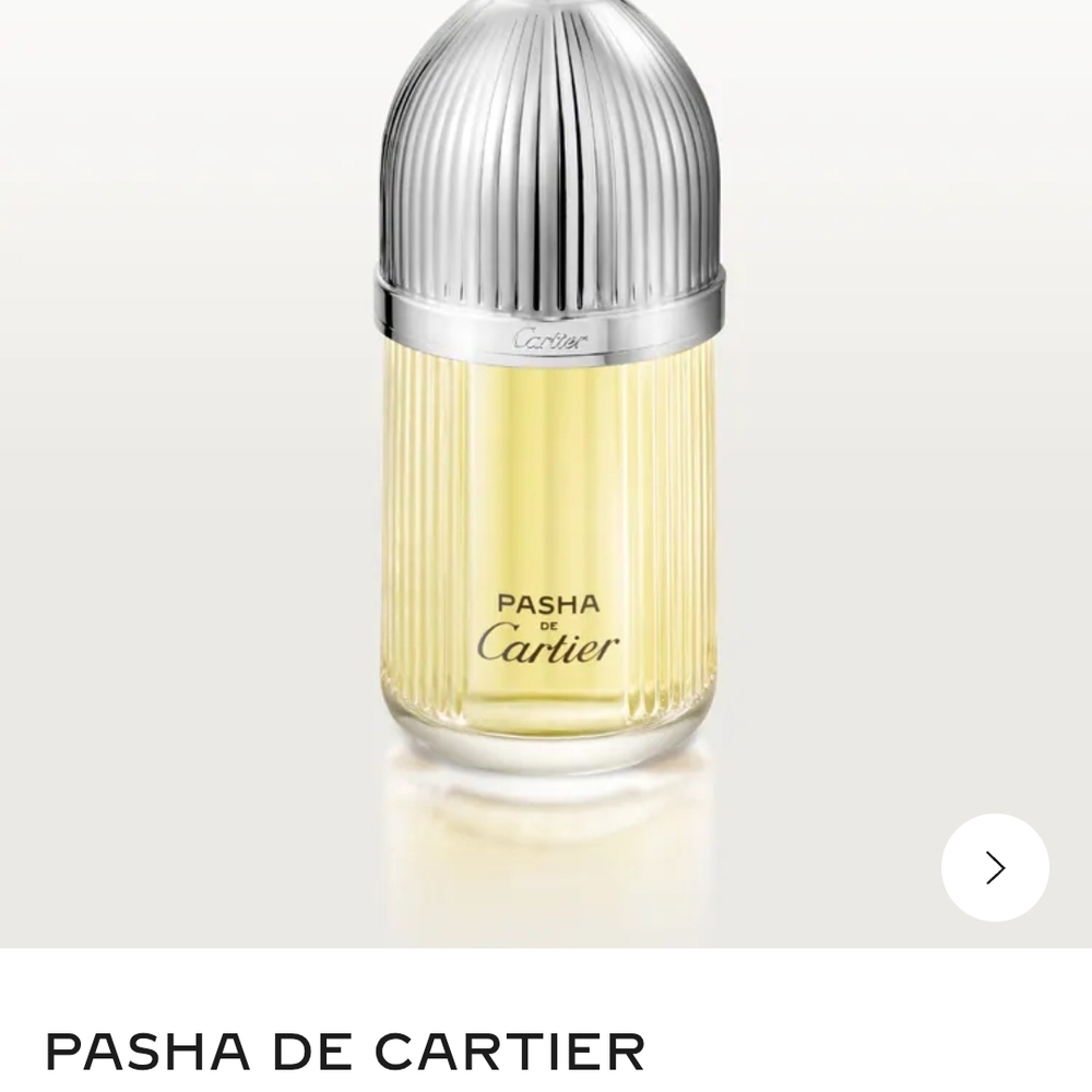 Cartier Pasha Fragrance with Silver Cap